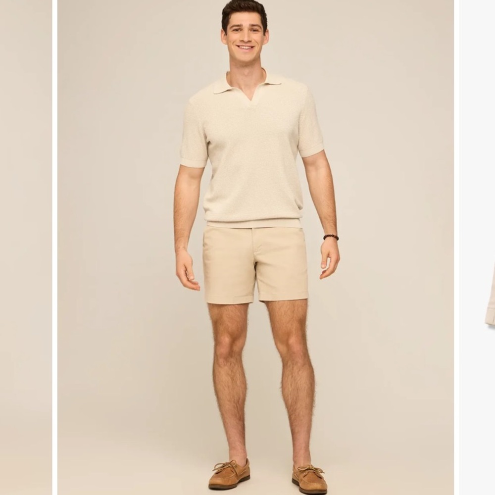 Chubbies Chino Short The Khakinators Tan Flat Front Shorts Size 40 NWTS